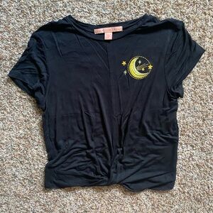 MEDIUM black crop top